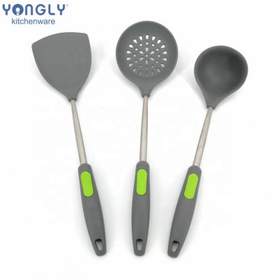 Premium Quality Kitchen Turner Spatula Set Kitchen Utensils Soup Ladle Skimmer Slotted Silicone Turner