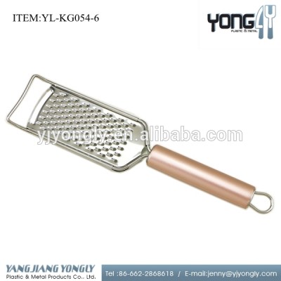 Stainless Steel Spray Painted Handle Flat Cheese Grater