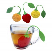 Strawberry Lemon and Orange Tea Infusers Silicone Tea Strainers